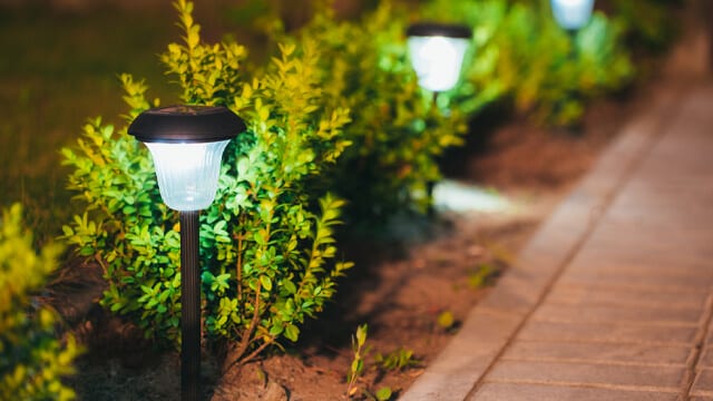 Walkway lighting adds instant beautification to your yard while making it safer to use during the night. 