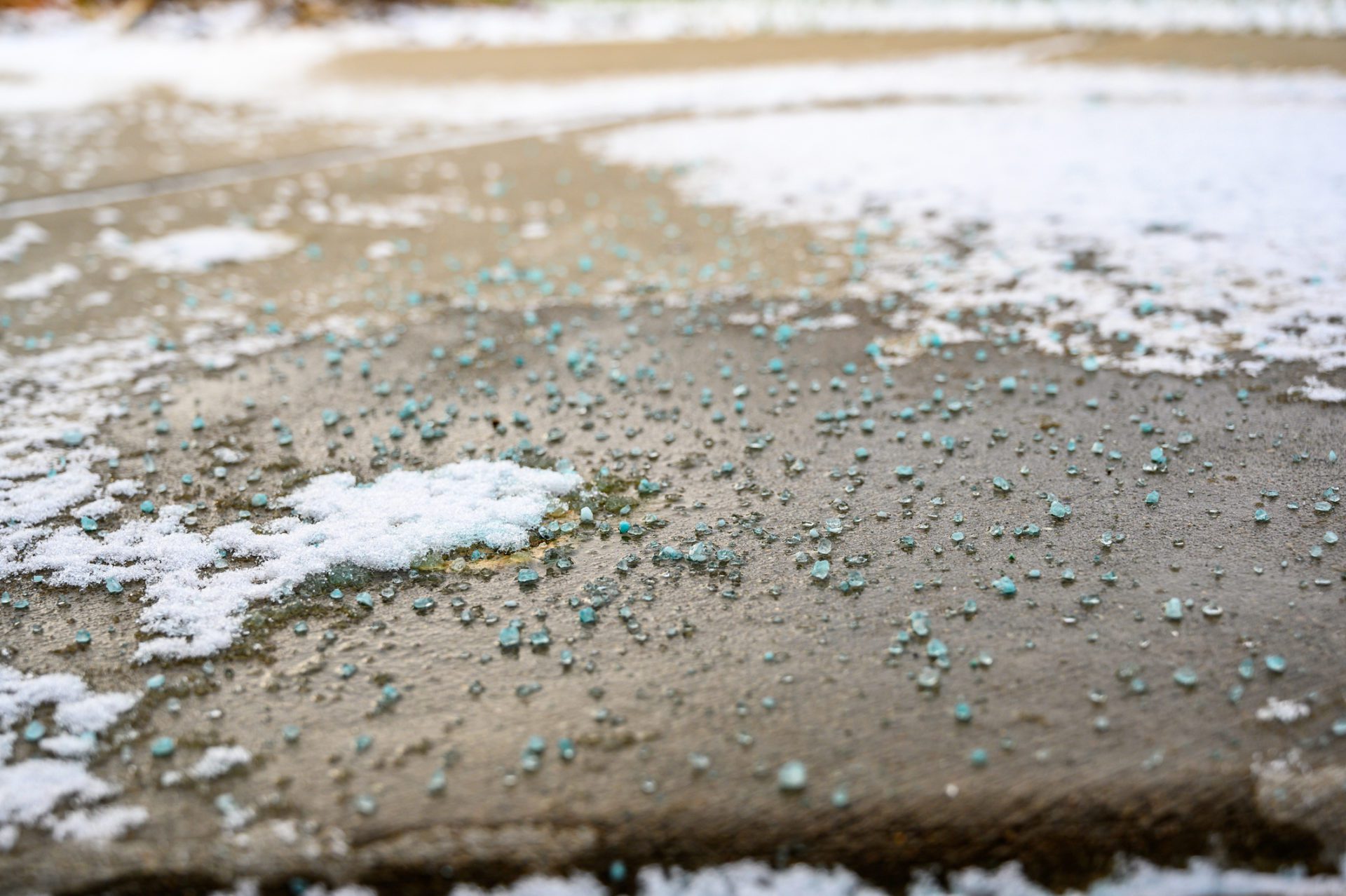 There are alternatives to traditional rock salt such as Potassium Chloride (KCl)