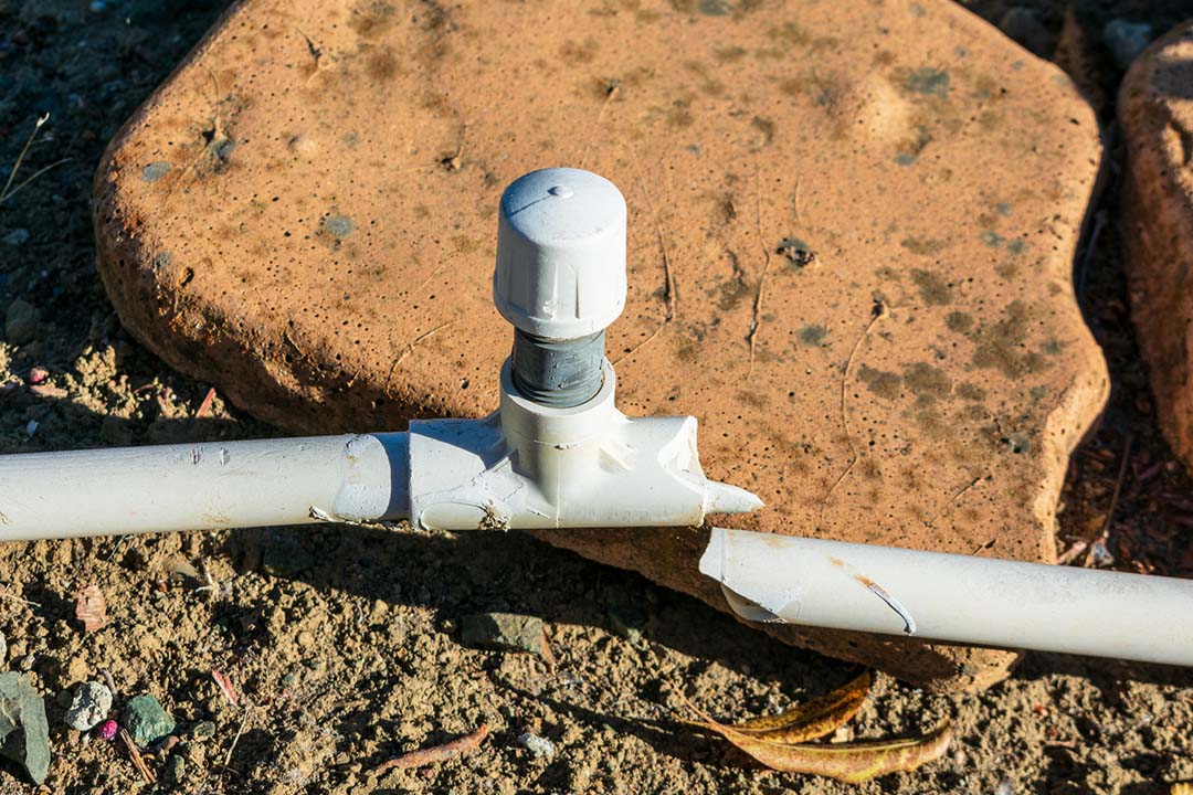 Check for leaks and damage in your irrigation system