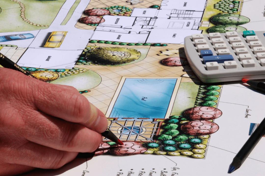 Like garden designers, landscape designers work within the landscape industry but don't have the same formal education as a landscape architect.