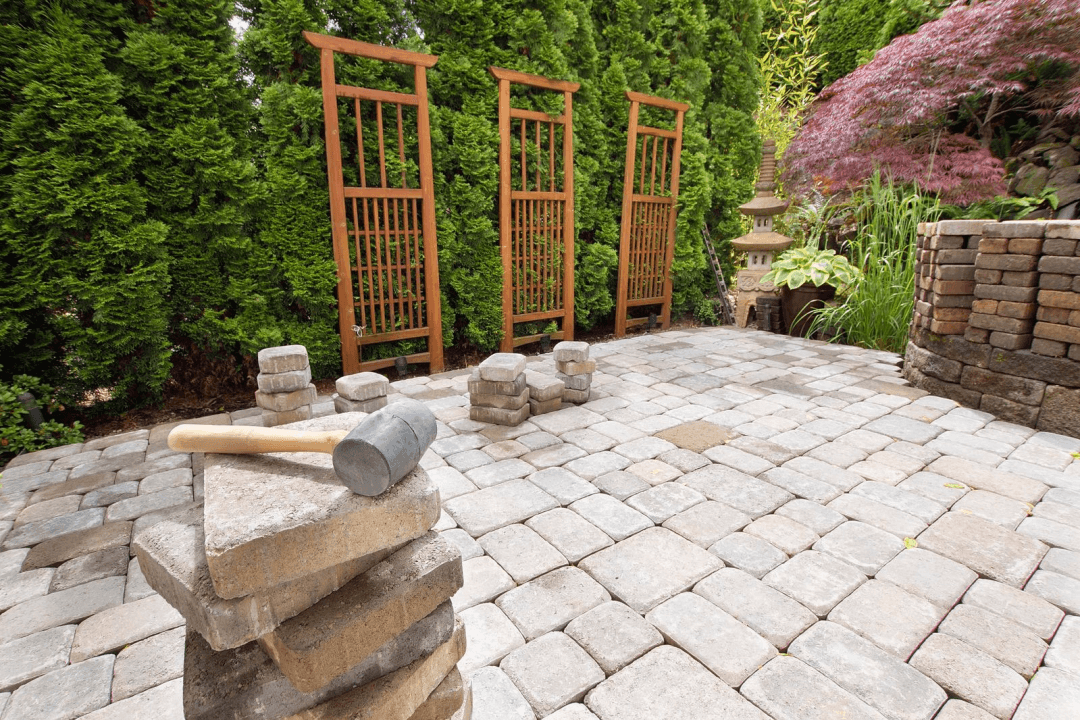 Hardscaping is low maintenance and requires minimal maintenance. 
