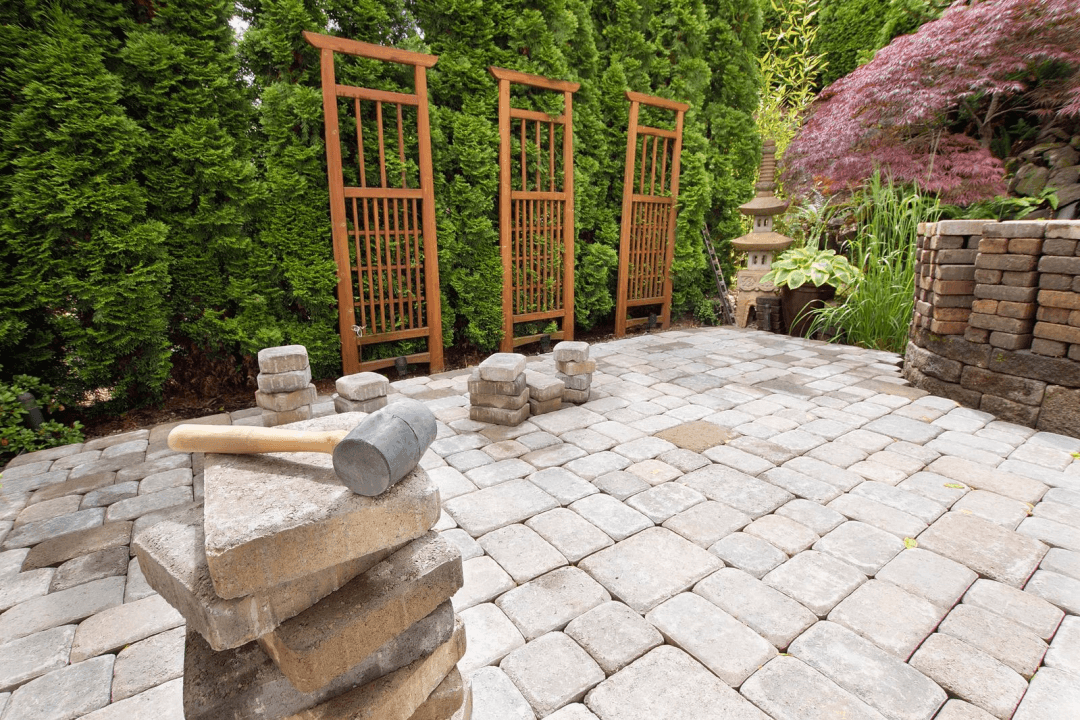 Hardscaping is low maintenance and requires minimal maintenance.